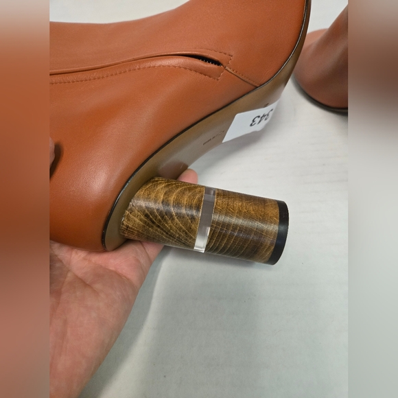 NEOU Stan clowesia 80 leather ankle boots Brown Woman's Size 40 1/2 Heeled Boots - Picture 13 of 16